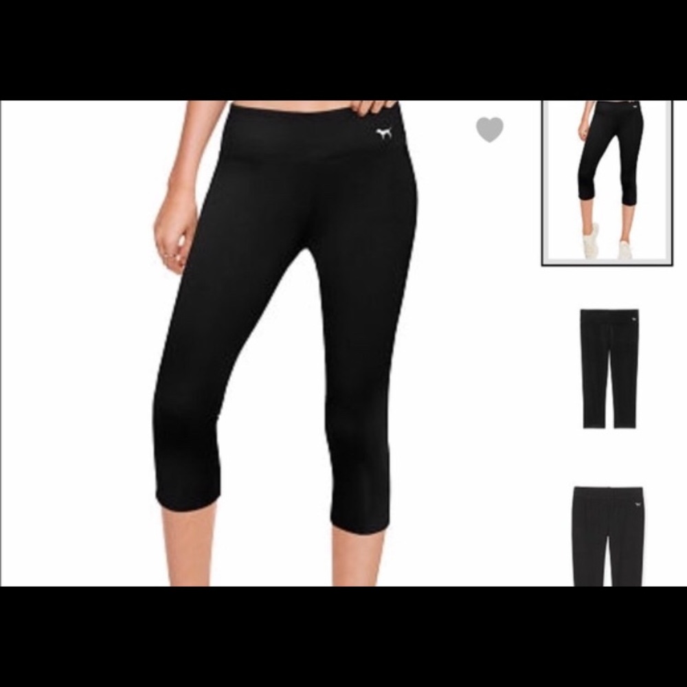 PINK VS cropped leggings